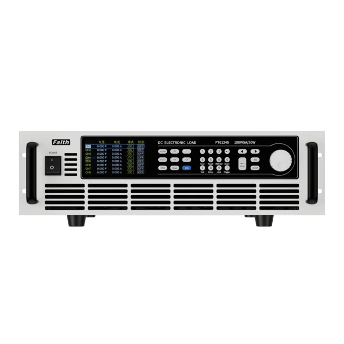 FaithTech Multichannel electronic load array FT6100 Series Front