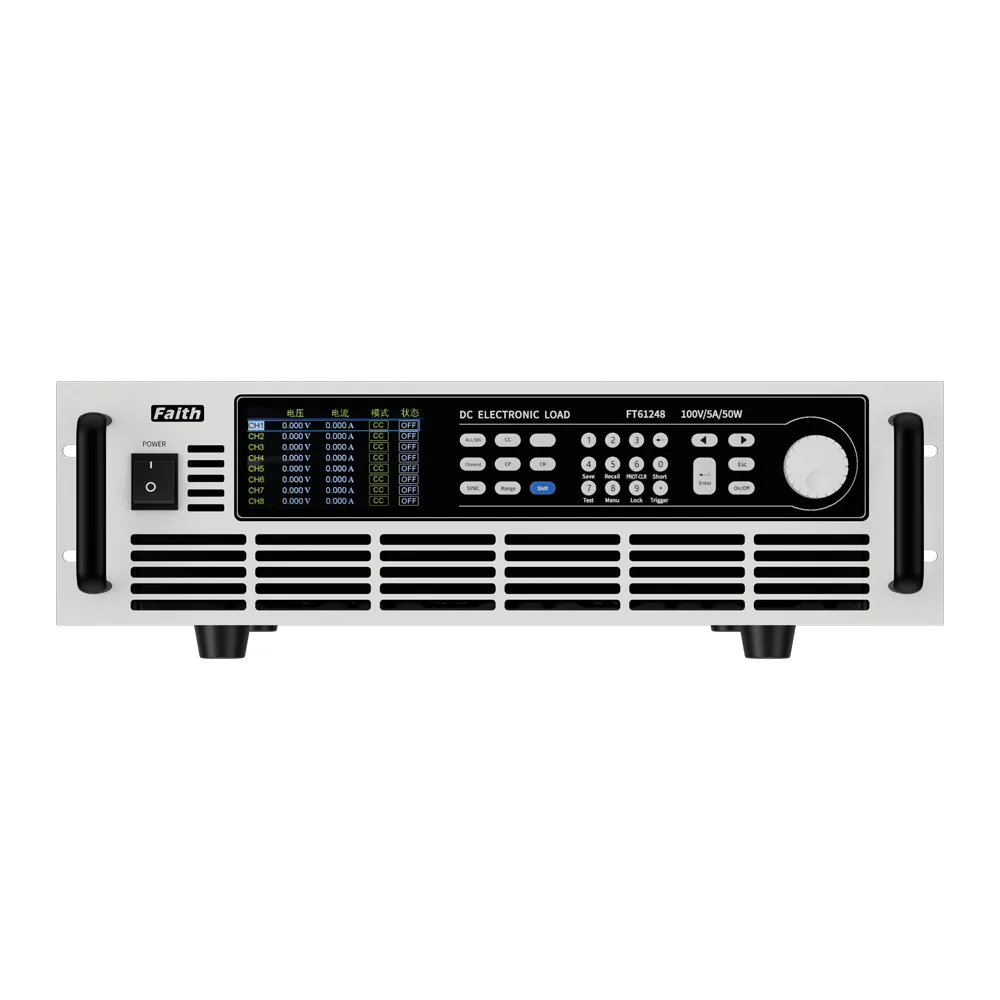 FaithTech Multichannel electronic load array FT6100 Series Front